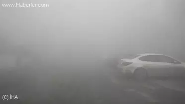 Manisa'da Sis Kazaya Neden Oldu
