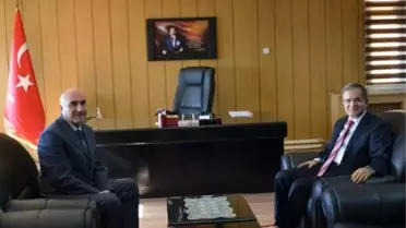 Kilis Valisi Tapsız'dan Defterdar Gök'e Ziyaret