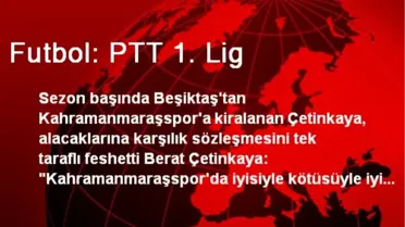 Futbol: PTT 1. Lig