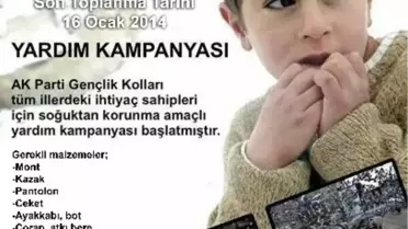 Ak Gençlik'ten 'Sen Üşürken Ben Uyuyamam' Yardım Kampanyası