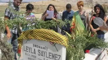 Paris'te Öldürülen Leyla Şaylemez, Mezarı Başında Anıldı