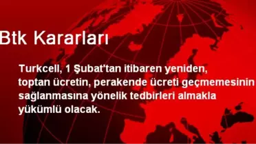 Btk Kararları