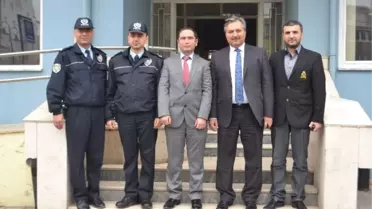 Tekirdağ İl Emniyet Müdürü Yılmaz'dan, Kayaoğlu ve Tuncel'e Hayırlı Olsun Ziyareti