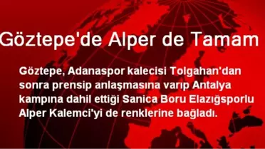 Göztepe'de Alper de Tamam