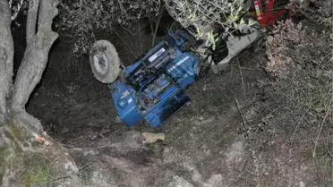 Traktör Devrildi: 1 Ölü