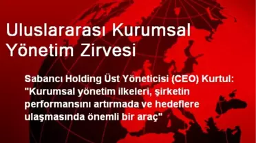 Uluslararası Kurumsal Yönetim Zirvesi