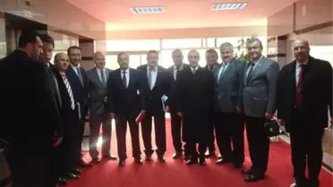 Vadi Başkanları Ulaştırma Bakanı Elvan'ı Ziyaret Etti