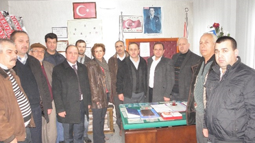 Vize AK Parti İlçe Yönetiminden Necat Kubanç'a Ziyaret