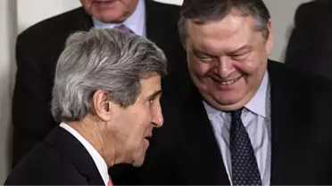 Kerry, Yunanistan Dışişleri Bakanı Venizelos ile Görüştü