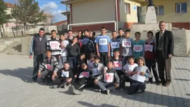 Kutluhallar Ortaokulunda Atatürk Koşusu