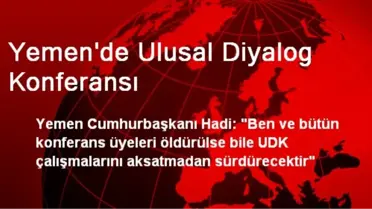 Yemen'de Ulusal Diyalog Konferansı