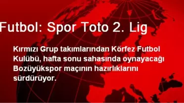 Futbol: Spor Toto 2. Lig