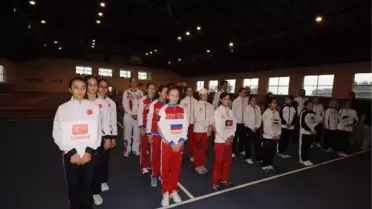 12 Yaş ve Altı Kızlar Tenis Avrupa Kış Kupası Müsabakaları Trabzon'da Başladı