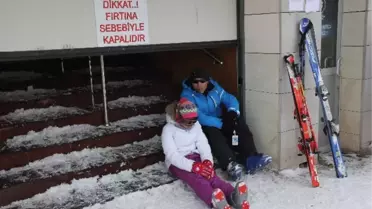 Palandöken'de Protesto