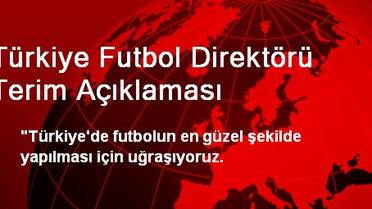 Türkiye Futbol Direktörü Terim Açıklaması