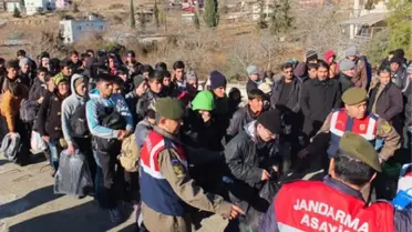 Mersin'de Kaçak Göçmen Operasyonu