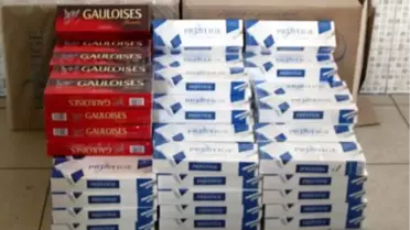 Manavgat'ta Kaçak Sigara Operasyonu