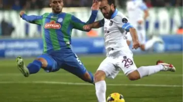 Çaykur Rizespor ile Trabzonspor Puanları Paylaştı