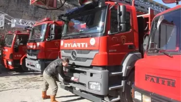 Safranbolu'ya Yeni İtfaiye Araçları Alındı