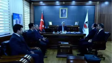 Selahaddin Eyyubi Üniversitesi Rektörü, Kıraç'ı Ziyaret Etti