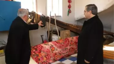 Kaymakam Beyazyıldız Çelik'in Koleksiyonunu İnceledi