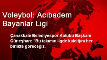 Voleybol: Acıbadem Bayanlar Ligi
