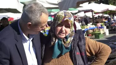 İsmail Yaşar Oğuz Pazar Yerini Gezdi