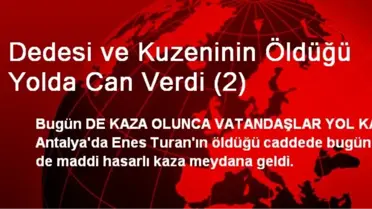 Dedesi ve Kuzeninin Öldüğü Yolda Can Verdi (2)