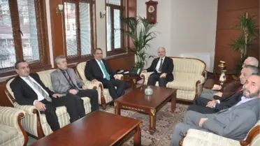 Saadet Partisi Vali Ali Kaban'ı Ziyaret Etti