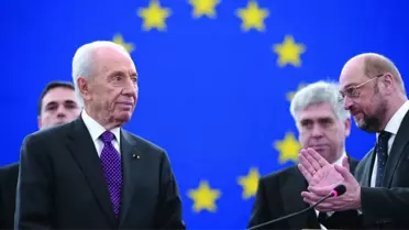 Peres, AP Başkanı Schulz'u Kabul Etti
