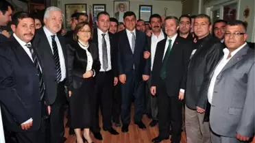 Şahin ile Tahmazoğlu Dernek Ziyaretlerini Sürdürüyor