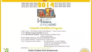 Eskişehir'de 'Dünya Öykü Günü' Düzenlenecek