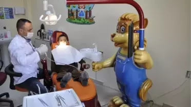 Nevşehir Ağız ve Diş Sağlığı Merkezi'nde Çocuk Kliniği'ne Çocuklar İçin Diş Ünitesi Alındı