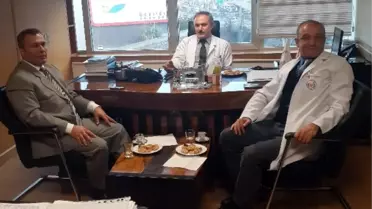 Trabzon Emniyet Müdürü Murat Köksal, Özel Yıldızlıgüven Hastanesi'ni Ziyaret Etti