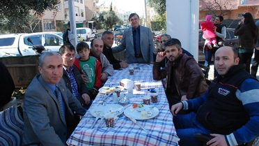 Didim'de Berberler ve Kuaförler Kahvaltıda Bir Araya Geldi