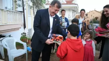 DP'nin Marmaris Adayı Karacan Çocukları Sevindirdi
