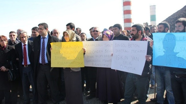Kaleönü Mahallesi Sakinleri Beton Santraline Tepki Gösterdi