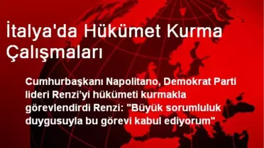 İtalya'da Hükümet Kurma Çalışmaları
