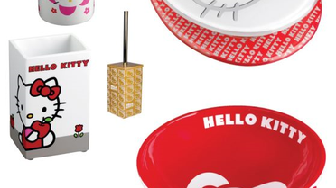 Hello Kitty ile Eğlenceli Banyolar