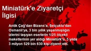 Miniatürk'e Ziyaretçi İlgisi