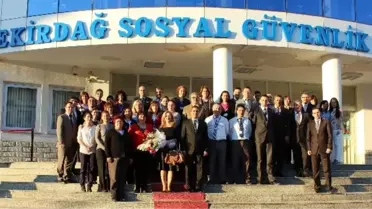 Tekirdağ Sgk'dan, Emekli Olan Personeline Veda Töreni