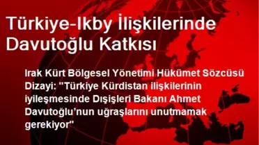 Türkiye-Ikby İlişkilerinde Davutoğlu Katkısı