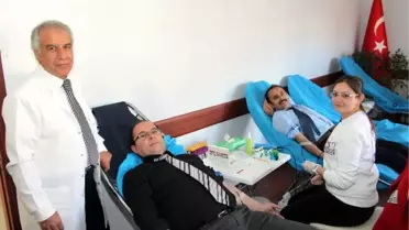 Muğla Milli Eğitim Çalışanları Kan Bağışında Bulundu