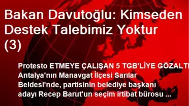 Davutoğlu'nu Protesto Etmeye Çalışan 5 TGB'li Gözaltında