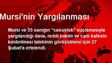 Mursi'nin Yargılanması