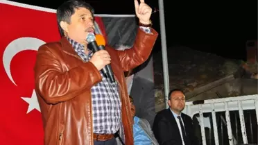 Tanrıverdi'den Derbent'te Gece Mitingi