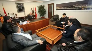 Başkan Altınok Öz'e Hemşehri Derneğinden İade-İ Ziyaret