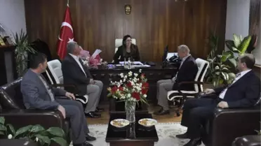 Ntb Yöneticilerinden İl Defterdarı Ercoşman'a Ziyaret
