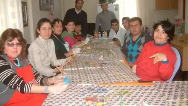 Burhaniye'de Zihinsel Engelliler Beceri Kazandı