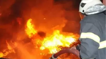 Antalya'da ev yangını